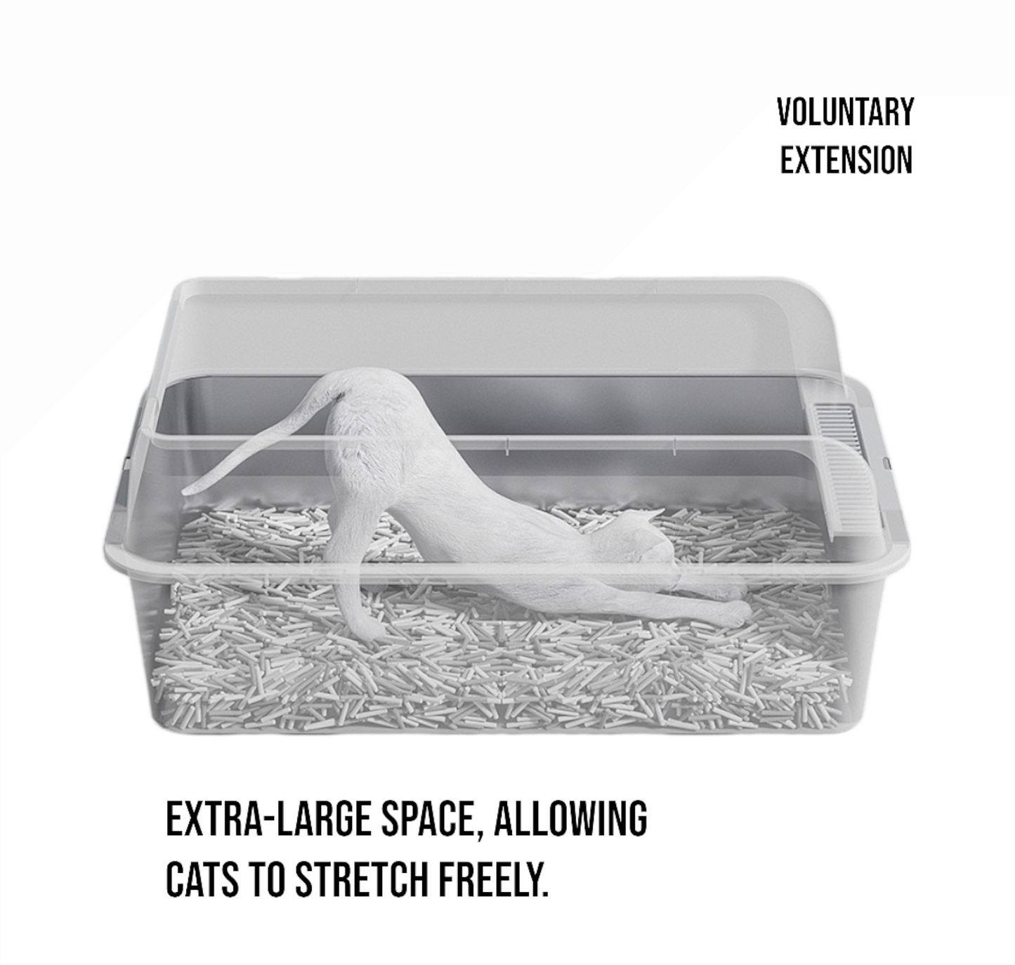 Premium Stainless Steel Cat Litter Box
